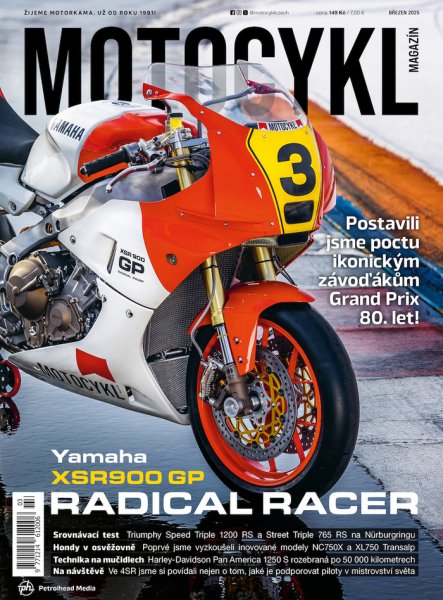 obálka časopisu Motocykl 3/2025