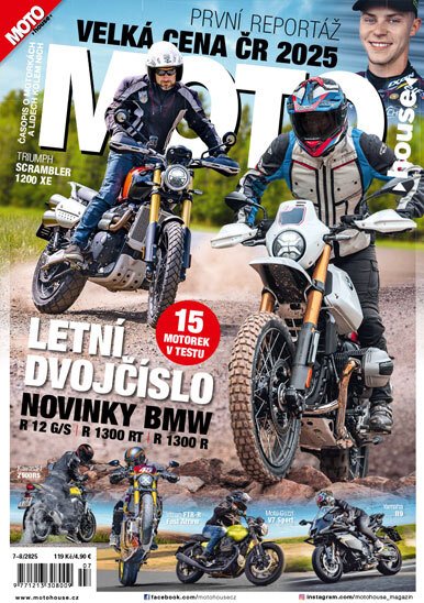 obálka časopisu Motohouse 7-8/2025