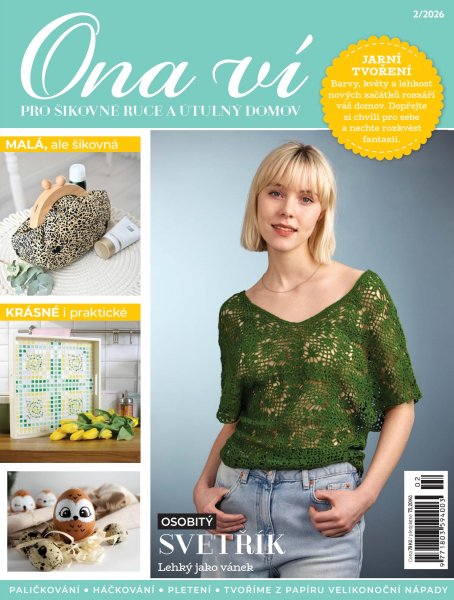 obálka časopisu Ona Ví + Speciály 2/2026