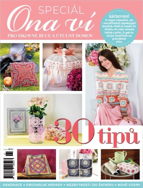 obálka časopisu Ona Ví + Speciály Speciál 1/2025 Háčkování