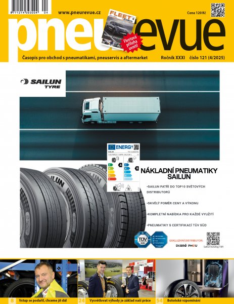 obálka časopisu Pneu revue 4/2025