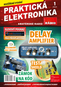 obálka časopisu Praktická elektronika 1/2024