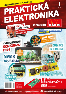 obálka časopisu Praktická elektronika 1/2025