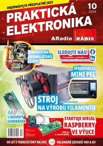 obálka časopisu Praktická elektronika 10/2024