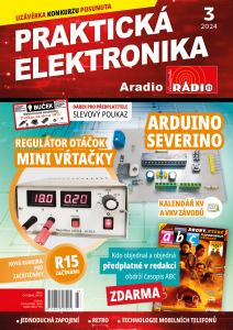 obálka časopisu Praktická elektronika 3/2024