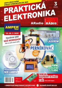 obálka časopisu Praktická elektronika 3/2025