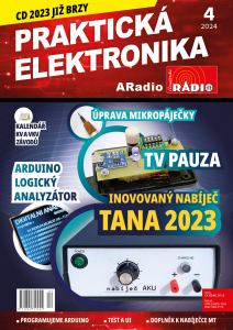 obálka časopisu Praktická elektronika 4/2024
