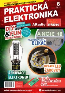 obálka časopisu Praktická elektronika 6/2025