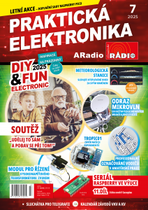 obálka časopisu Praktická elektronika 7/2025