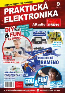 obálka časopisu Praktická elektronika 9/2025