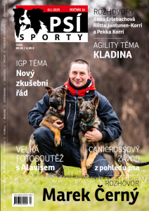 obálka časopisu Psí sporty 1/2025