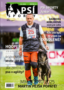 obálka časopisu Psí sporty 4/2025