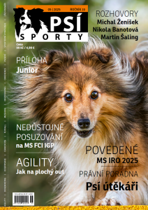 obálka časopisu Psí sporty 5/2025