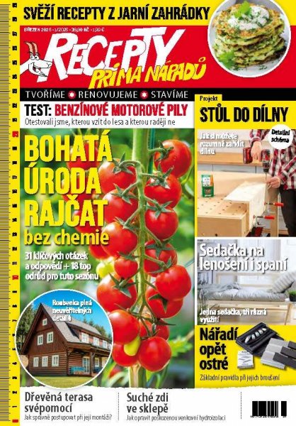 obálka časopisu Recepty prima nápadů 1/2026
