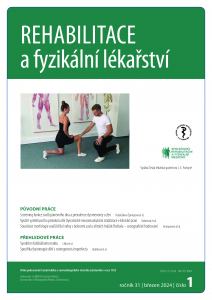 obálka časopisu Rehabilitace a fyzikální lékařství  1/2024