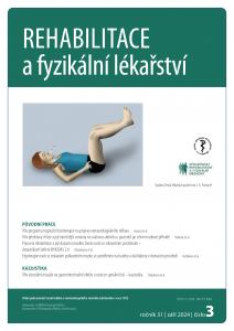 obálka časopisu Rehabilitace a fyzikální lékařství  3/2024