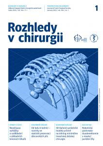 obálka časopisu Rozhledy v chirurgii  1/2025