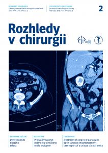 obálka časopisu Rozhledy v chirurgii  2/2025