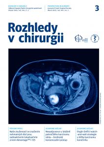 obálka časopisu Rozhledy v chirurgii  3/2025