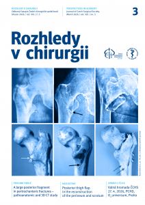 obálka časopisu Rozhledy v chirurgii  3/2026