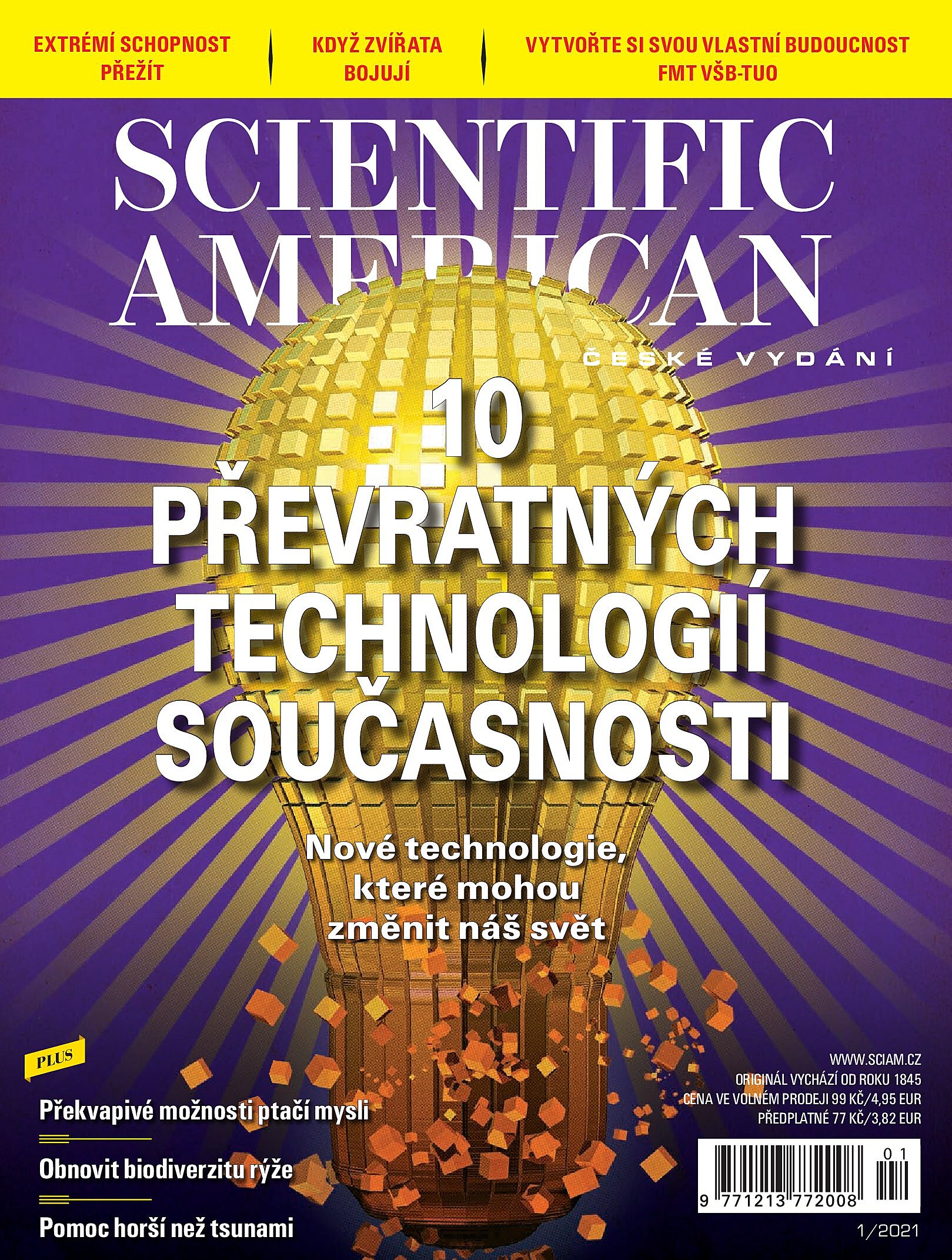obálka časopisu Scientific American 1/2024