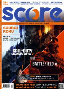 obálka časopisu Score 381/2025