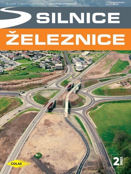 obálka časopisu Silnice a železnice 2/2023
