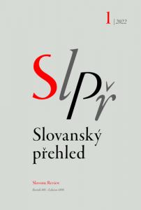 obálka časopisu Slovanský přehled 1/2022