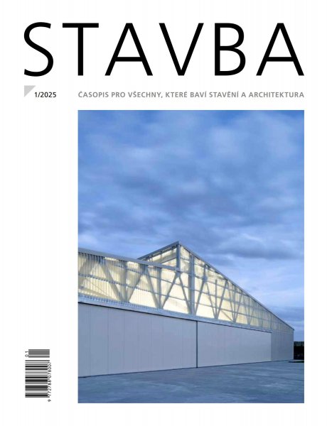 obálka časopisu Stavba 1/2025