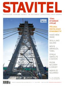 obálka časopisu Stavitel 1-2/2025