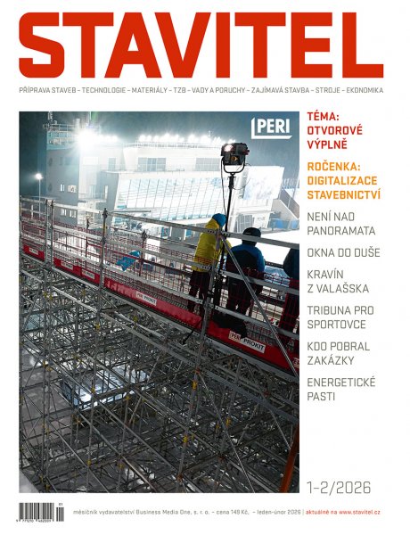 obálka časopisu Stavitel 1-2/2026