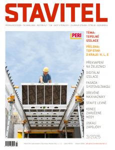 obálka časopisu Stavitel 3/2025