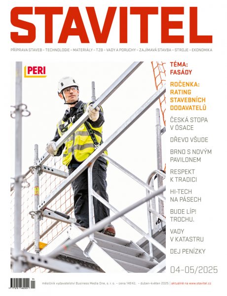 obálka časopisu Stavitel 4-5/2025