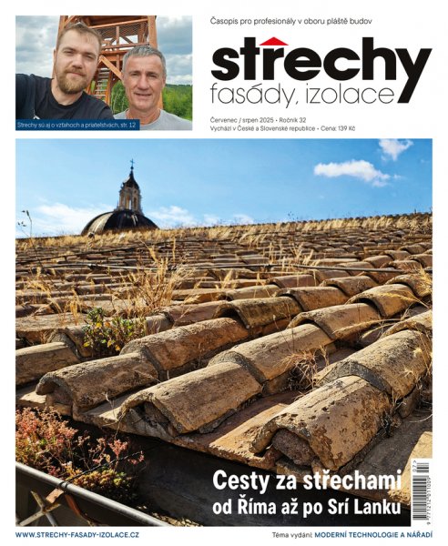 obálka časopisu Střechy, Fasády, Izolace 7-8/2025