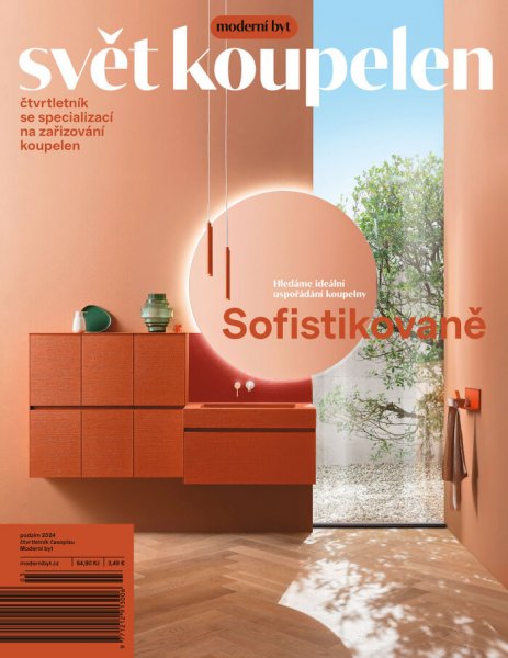 obálka časopisu Svět koupelen 3/2024 Podzim