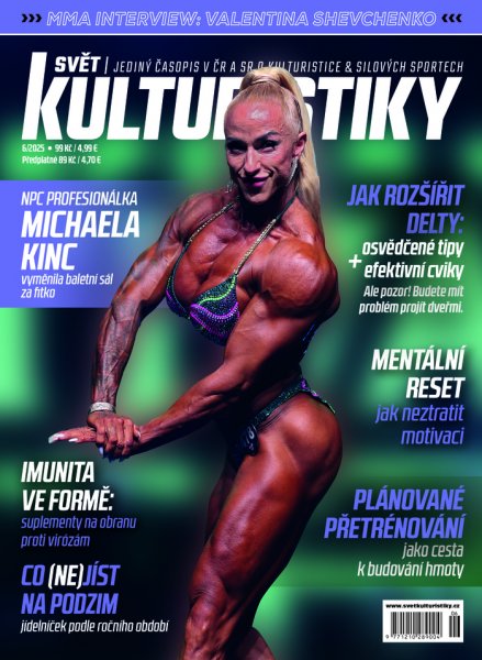 obálka časopisu Svět kulturistiky 6/2025