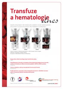 obálka časopisu Transfuze a hematologie dnes  3/2024+příloha EHA + Supplementum