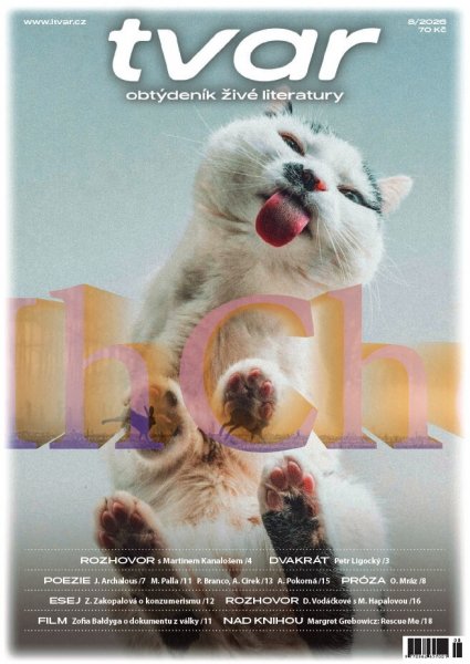 obálka časopisu Tvar 8/2026