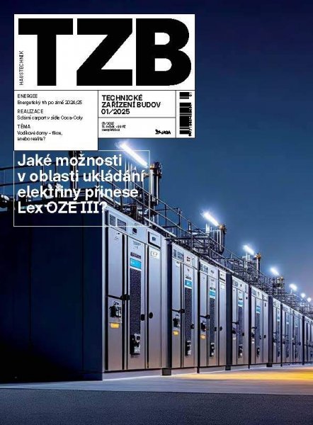 obálka časopisu TZB Haustechnik 1/2025