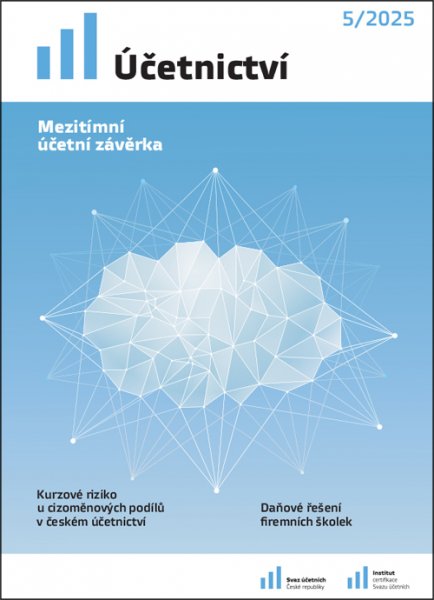 obálka časopisu Účetnictví 5/2025