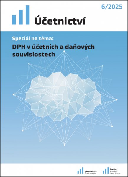 obálka časopisu Účetnictví 6/2025