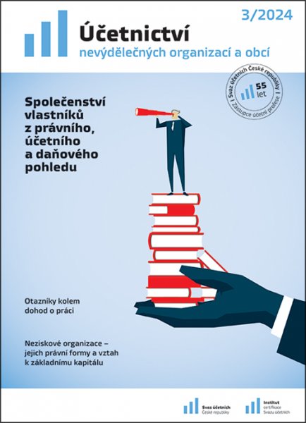 obálka časopisu Účetnictví nevýdělečných organizací a obcí 3/2024