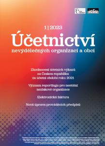 obálka časopisu Účetnictví nevýdělečných organizací a obcí 1/2023