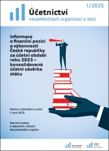 obálka časopisu Účetnictví nevýdělečných organizací a obcí 1/2025