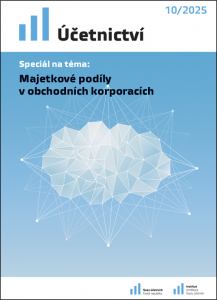 obálka časopisu Účetnictví 10/2025