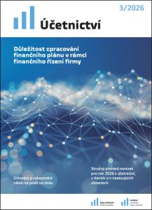 obálka časopisu Účetnictví 3/2026