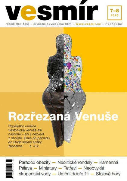 obálka časopisu Vesmír 7-8/2025