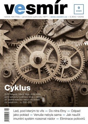 obálka časopisu Vesmír 9/2025