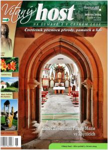 obálka časopisu Vítaný host na Šumavě a v Českém lese 1/2024 jaro