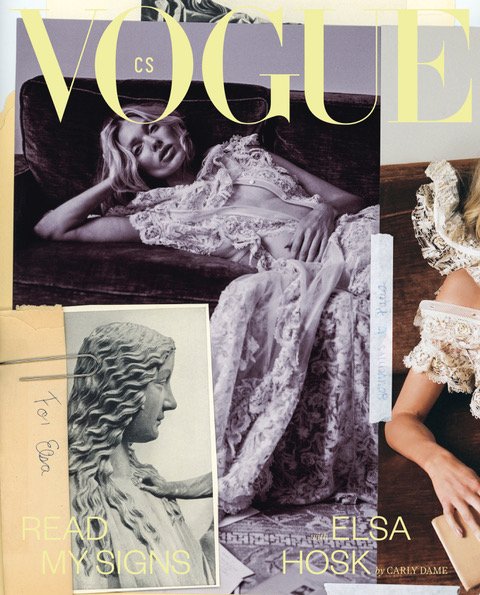 obálka časopisu VOGUE limitovaná edice 10/2025 Elsa Hosk